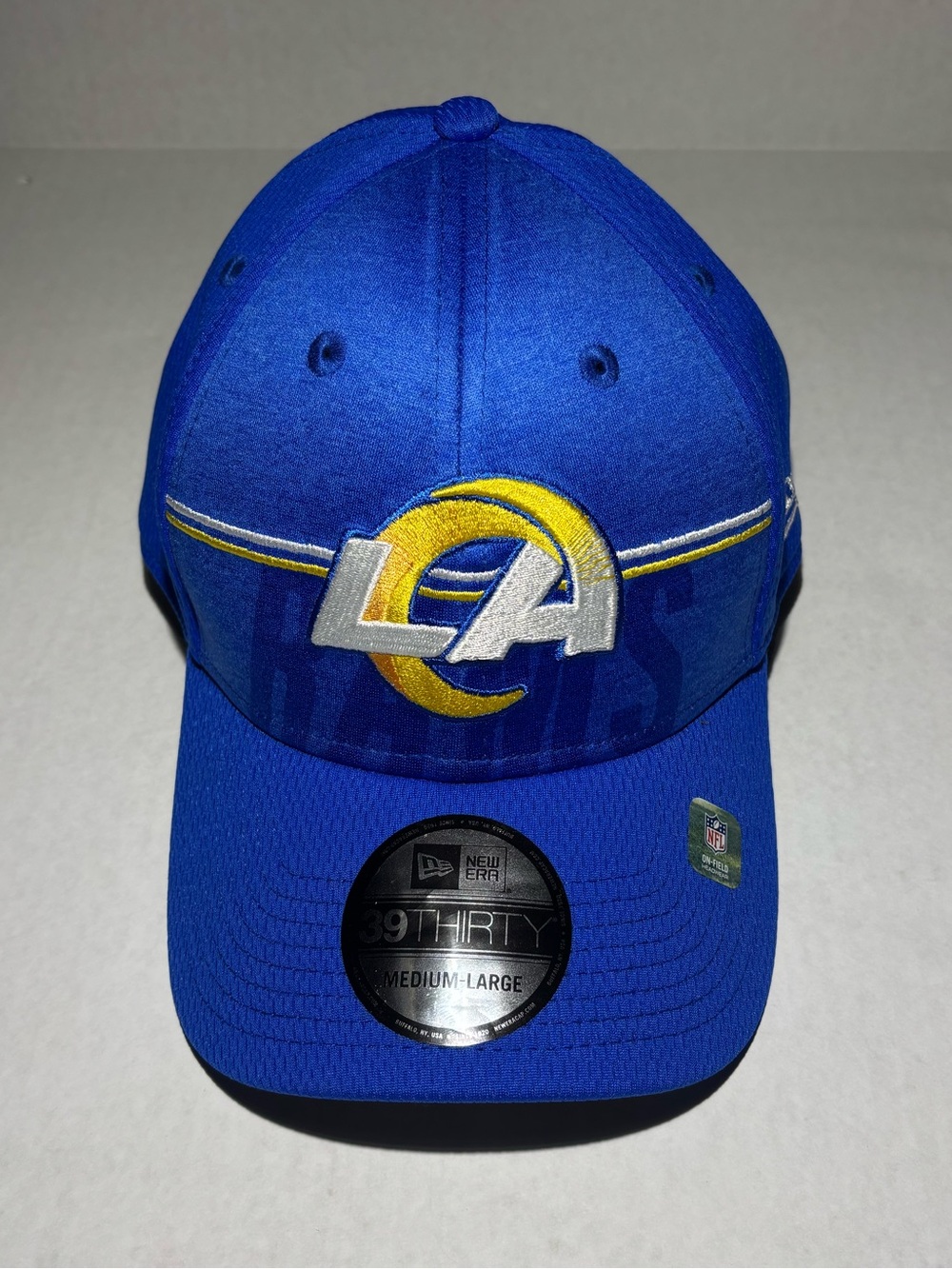 New Era Los Angeles Rams Flex Fit Hat, M/L, 39/Thirty, NFL Authentic